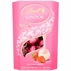 Lindt Lindor Strawberries & Cream Chocolate Truffles - 7.05oz (200g)