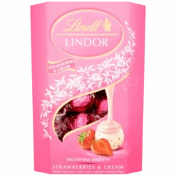 Lindt Lindor Strawberries & Cream Chocolate Truffles - 7.05oz (200g)