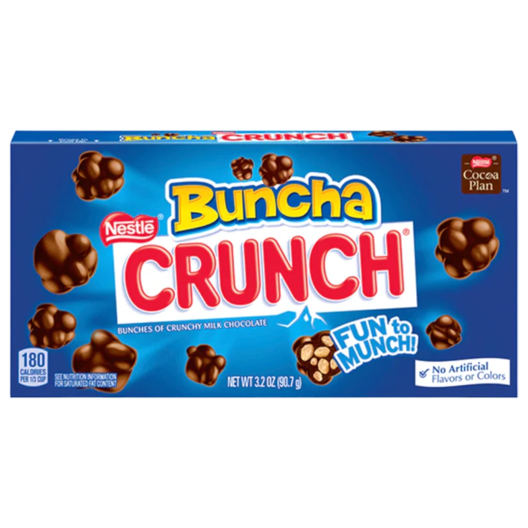 Nestlé® Buncha Crunch Theatre Box - 3.17oz (90g) 3 Nestlé® Buncha Crunch Theatre Box - 3.17oz (90g)