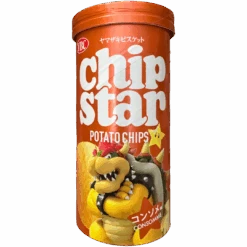 Chip Star Bowser (Super Mario) Consommé Flavour Potato Chips (Japan) - 1.58oz (45g)
