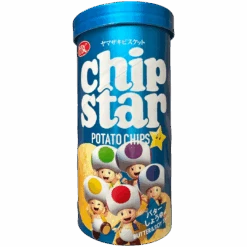 Chip Star Toad (Super Mario) Butter Soy Sauce Flavour Potato Chips (Japan) - 1.58oz (45g)