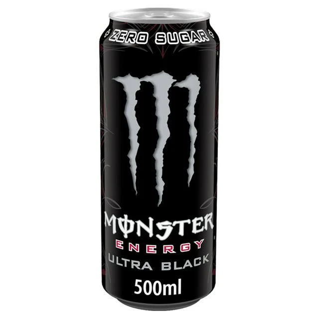 Monster Energy Ultra Black 16.9floz - (500ml) 3 Monster Energy Ultra Black 16.9floz - (500ml)