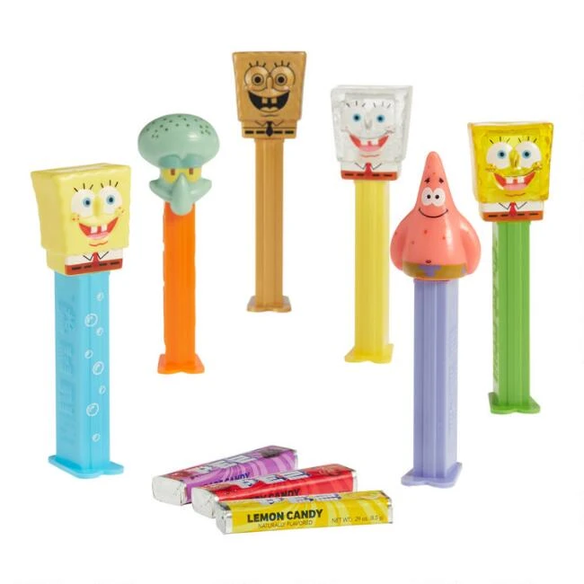 PEZ Spongebob Squarepants Blister Pack - 0.87oz (24.7g) 3 PEZ Spongebob Squarepants Blister Pack - 0.87oz (24.7g)