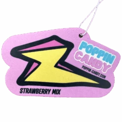 Poppin Candy Strawberry Mix Scented Car Air Freshener