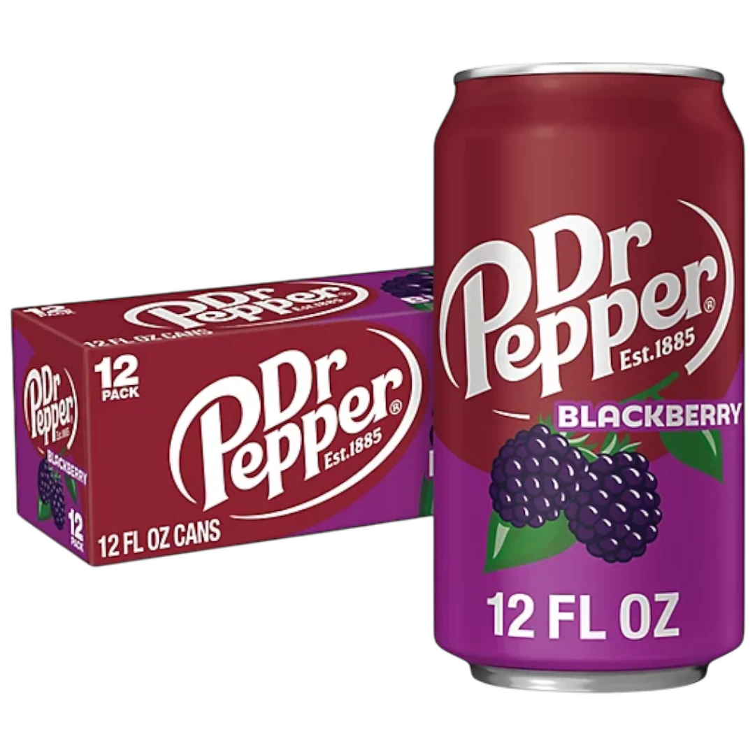 Dr Pepper Blackberry - 12fl.oz (355ml) 4 Dr Pepper Blackberry - 12fl.oz (355ml) - Image 2