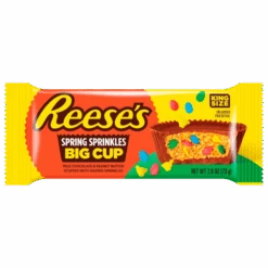 Reese's Peanut Butter Cup Spring Sprinkles Big Cup Kingsize - 2.6oz (73g)