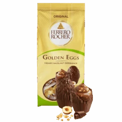 Ferrero Rocher Creamy Hazelnut Original Chocolate Golden Eggs Bag - 3.17oz (90G)