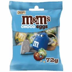 M&M's Crispy Milk Chocolate Chocolate Easter Mini Eggs Bag - 2.5oz (72g)