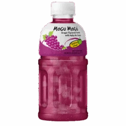 Mogu Mogu Grape Flavoured Drink With Nata De Coco - 10.8fl.oz (320ml)