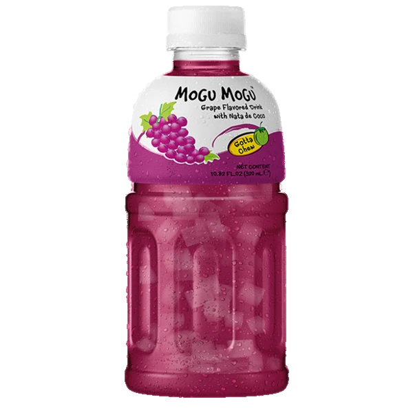 Mogu Mogu Grape Flavoured Drink With Nata De Coco - 10.8fl.oz (320ml) 3 Mogu Mogu Grape Flavoured Drink With Nata De Coco - 10.8fl.oz (320ml)
