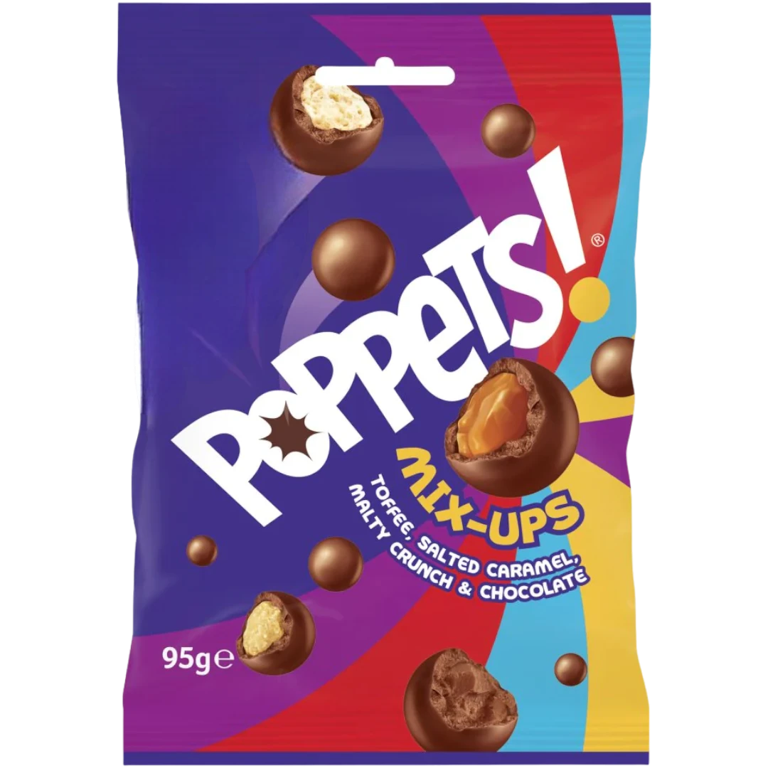 Poppets Mix-Ups Peg Bag - 3.35oz (95g) 3 Poppets Mix-Ups Peg Bag - 3.35oz (95g)