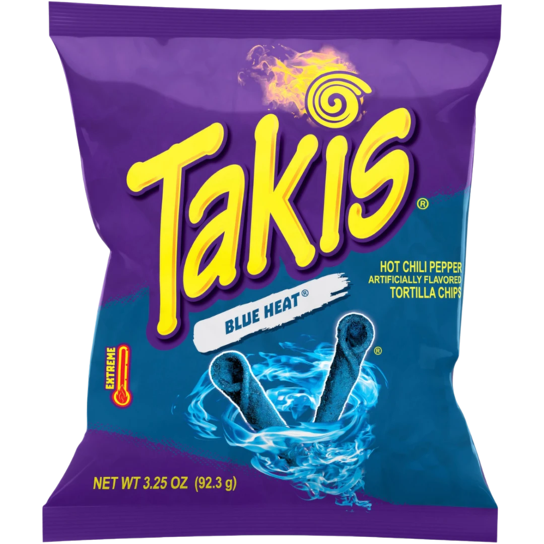 Takis Blue Heat (USA) - 3.25oz (92.3g) 3 Takis Blue Heat (USA) - 3.25oz (92.3g)