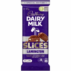 Cadbury Dairy Milk Slices Lamington Chocolate Block (Australia) - 6.2oz (175g)