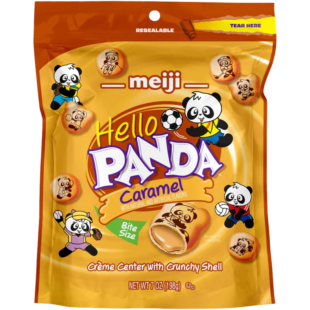 Meiji Hello Panda Caramel Share Bag - 7oz (198g) 3 Meiji Hello Panda Caramel Share Bag - 7oz (198g)