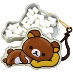 Boston America Rilakkuma Lazy Day Marshmallow Hard Candy Tin - 0.7oz (20g)