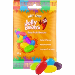 Hot Chip Challenge Jelly Beans Spicy Fruits Flavours - 2.1oz (60g)