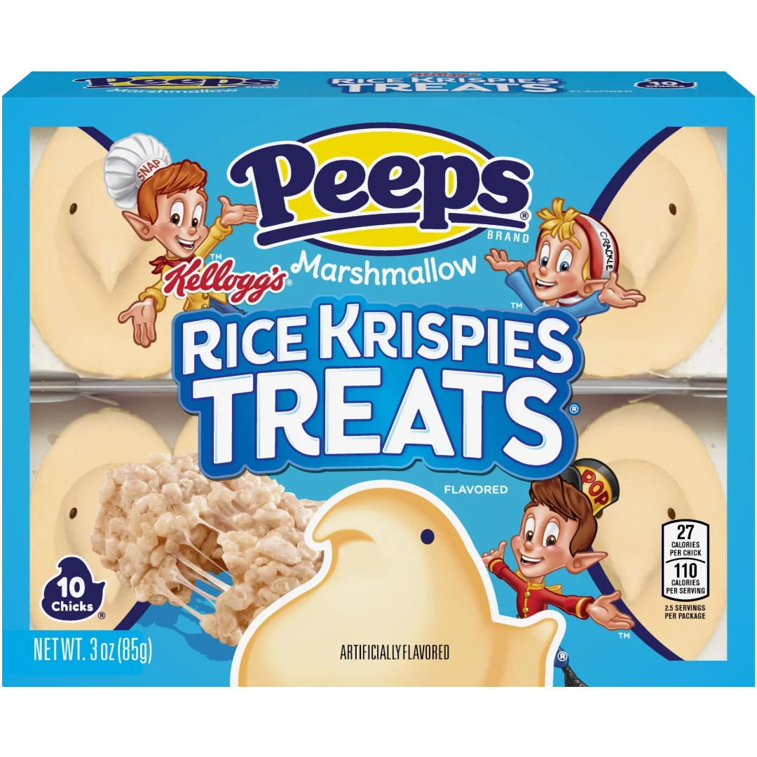 Peeps Rice Krispies Treats Chicks 10 Pack (Easter Limited Edition) - 3oz (85g) 3 Peeps Rice Krispies Treats Chicks 10 Pack (Easter Limited Edition) - 3oz (85g)