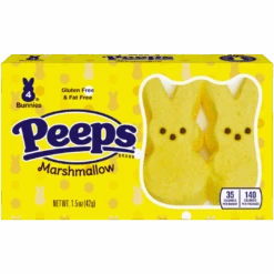 Peeps Yellow Marshmallow Bunnies 4 Pack (Easter Limited Edition) - 1.5oz (42g)