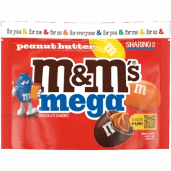 M&M's MEGA Peanut Butter Sharing Bag - 8.6oz (243.8g)