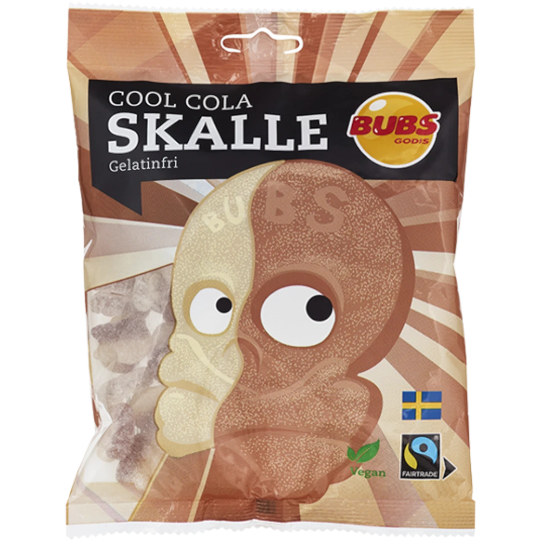 BUBS Cool Cola Skull Peg Bag (Sweden) - 3.17oz (90g) 3 BUBS Cool Cola Skull Peg Bag (Sweden) - 3.17oz (90g)