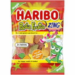 Haribo Pasta Frutta Z!ng Peg Bag (European) - 2.5oz (70g)