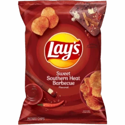 Lay's Sweet Southern Heat Barbecue Flavoured Potato Crisps Share Bag - 6.5oz (184.2g)