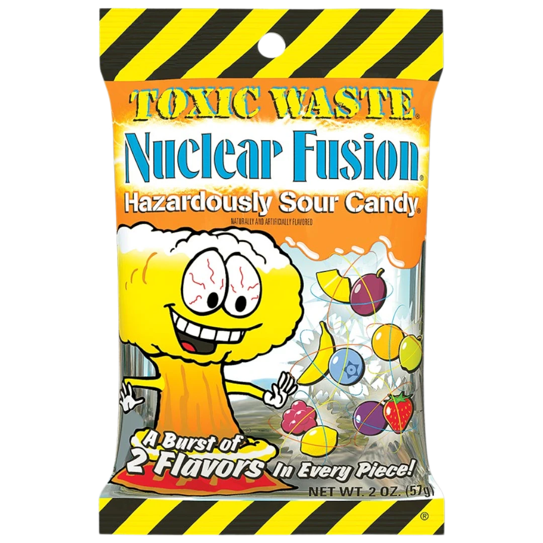 Toxic Waste Nuclear Fusion Peg Bag - 2oz (57g) 3 Toxic Waste Nuclear Fusion Peg Bag - 2oz (57g)