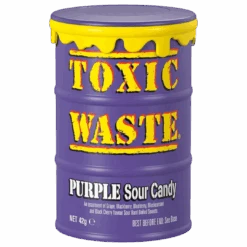 Toxic Waste Purple Drum Extreme Sour Candy - 1.5oz (42g)