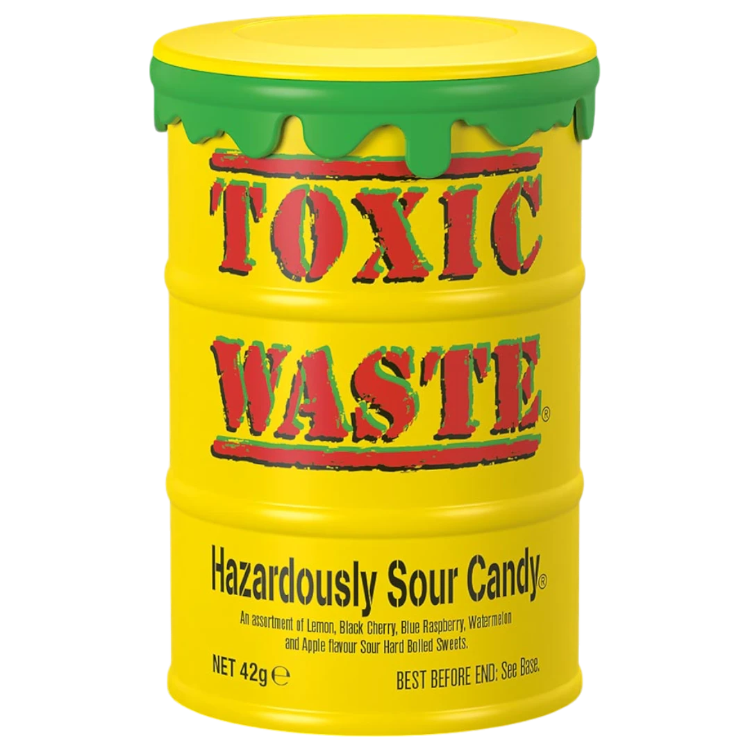 Toxic Waste Yellow Drum Extreme Sour Candy - 1.5oz (42g) 3 Toxic Waste Yellow Drum Extreme Sour Candy - 1.5oz (42g)