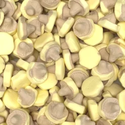 Banana & Caramel Foam Mushrooms (Swedish)