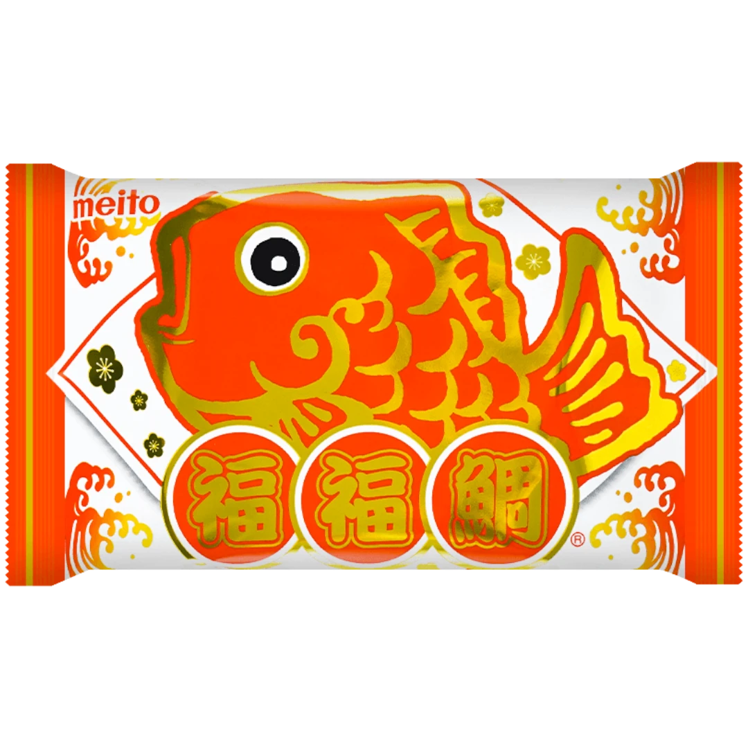 Meito Fuku Fuku Chocolate Taiyaki Airy Wafer (Japan) - 0.58oz (16.5g) 3 Meito Fuku Fuku Chocolate Taiyaki Airy Wafer (Japan) - 0.58oz (16.5g)