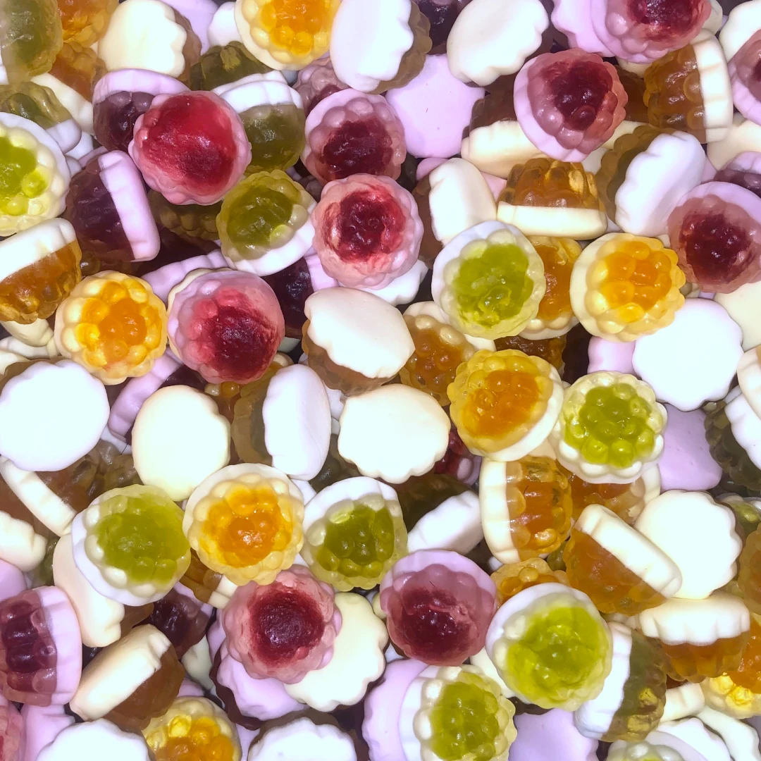 Haribo Fruity-Bussi (Jelly Filled Fruity Kisses) (German) 3 Haribo Fruity-Bussi (Jelly Filled Fruity Kisses) (German)