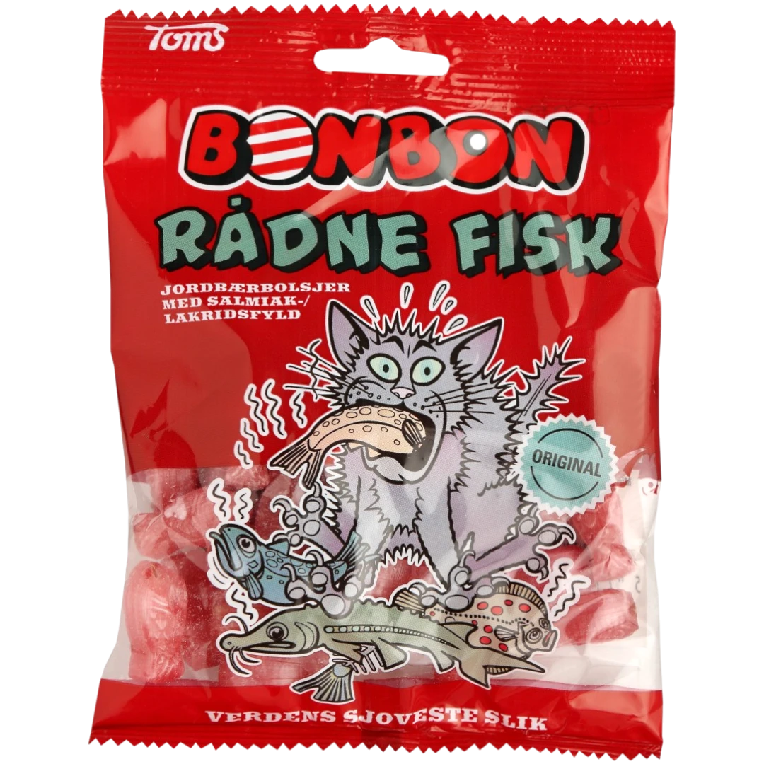 Toms Bonbon Rådne Fisk 'Rotten Fish' Candy (Norway) - 4.4oz (125g) 3 Toms Bonbon Rådne Fisk 'Rotten Fish' Candy (Norway) - 4.4oz (125g)