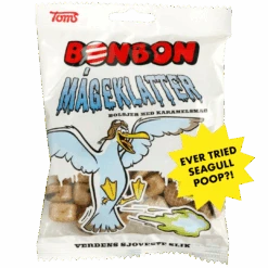 Toms Bonbon Mågeklatter 'Seagull Poop' Candy (Norway) - 4.4oz (125g)