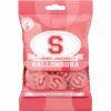 S-Märke Hallonsura (Sour Raspberry Ovals) Peg Bag (Sweden) - 2.82oz (80g)