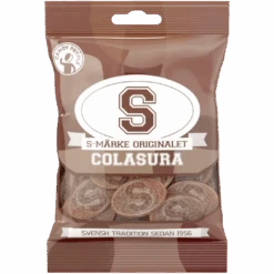 S-Märke Colasura (Sour Cola Ovals) Peg Bag (Sweden) - 2.82oz (80g)