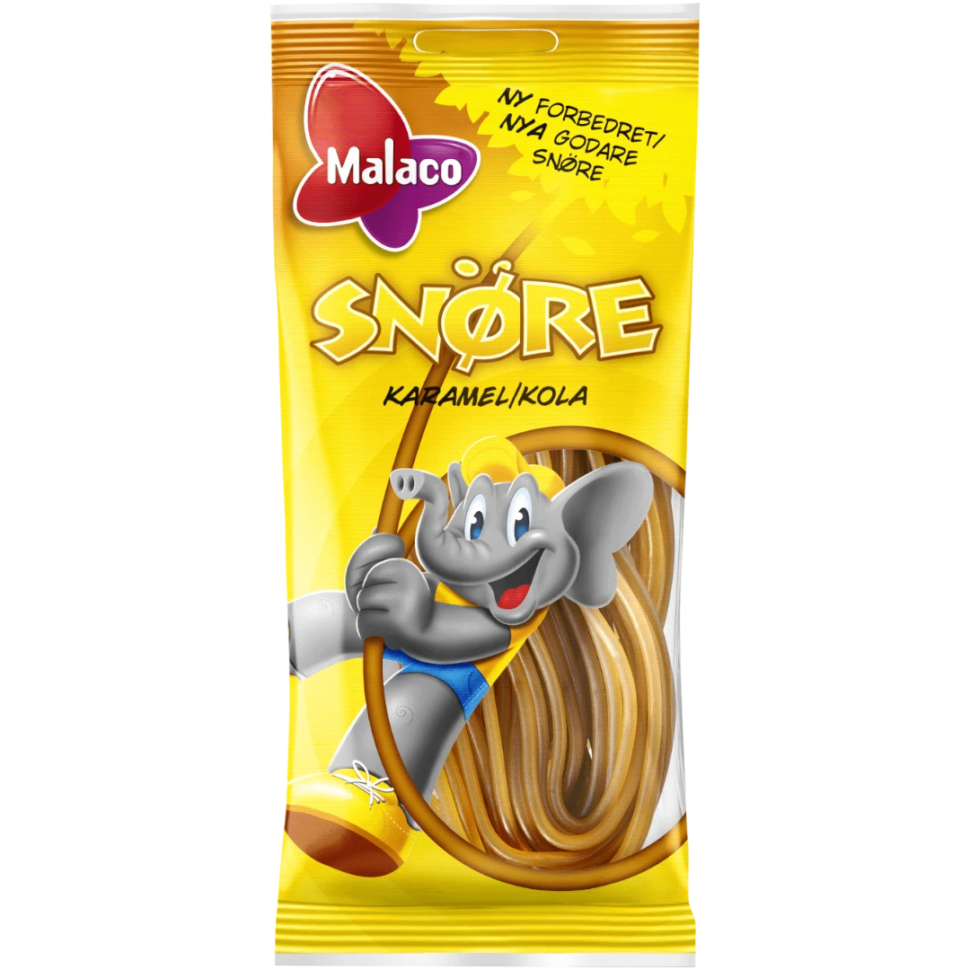 Malaco Snören Karamel (Caramel Laces) (Swedish) - 3.3oz (94g) 3 Malaco Snören Karamel (Caramel Laces) (Swedish) - 3.3oz (94g)