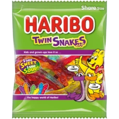 Haribo Twin Snakes Sweet & Sour - 5oz (142g)