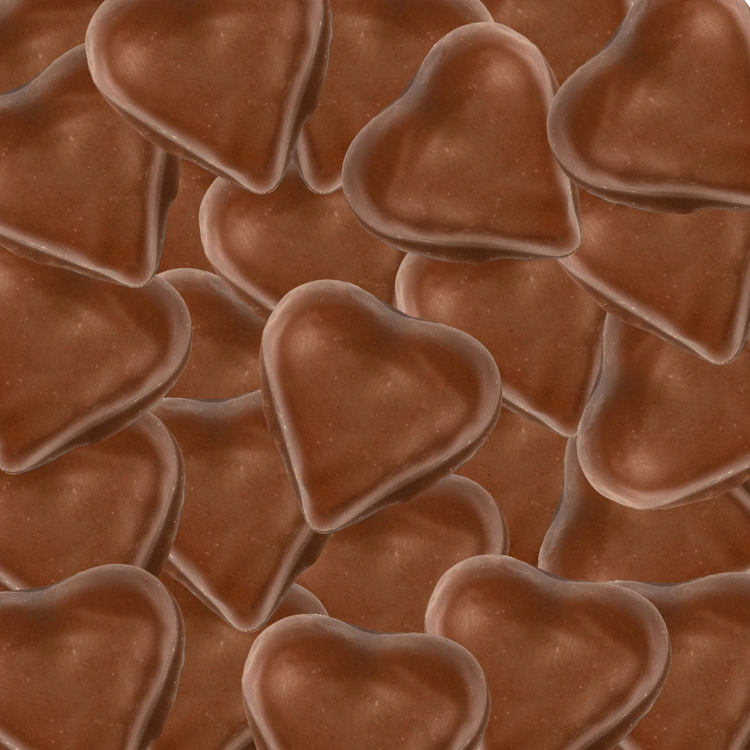 Chokladhjärtan (Chocolate-Coated Foam Hearts) (Swedish) 3 Chokladhjärtan (Chocolate-Coated Foam Hearts) (Swedish)