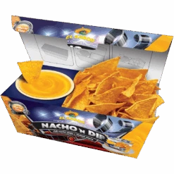 El Sabor Chilli Nachos 'N' Cheese Dip Movie Time Box - 6.2oz (175g)