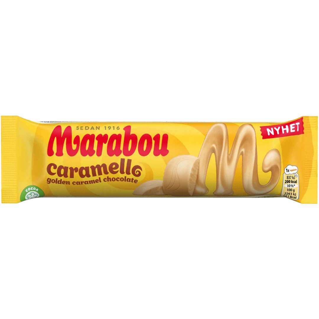 Marabou Caramello (Golden Caramel) Chocolate Bar (Sweden) - 1.31oz (37g) 3 Marabou Caramello (Golden Caramel) Chocolate Bar (Sweden) - 1.31oz (37g)