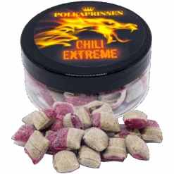 Polkaprinsen Chili Extreme (Chilli & Liquorice Hard Caramels) (Swedish) - 1.76oz (50g)