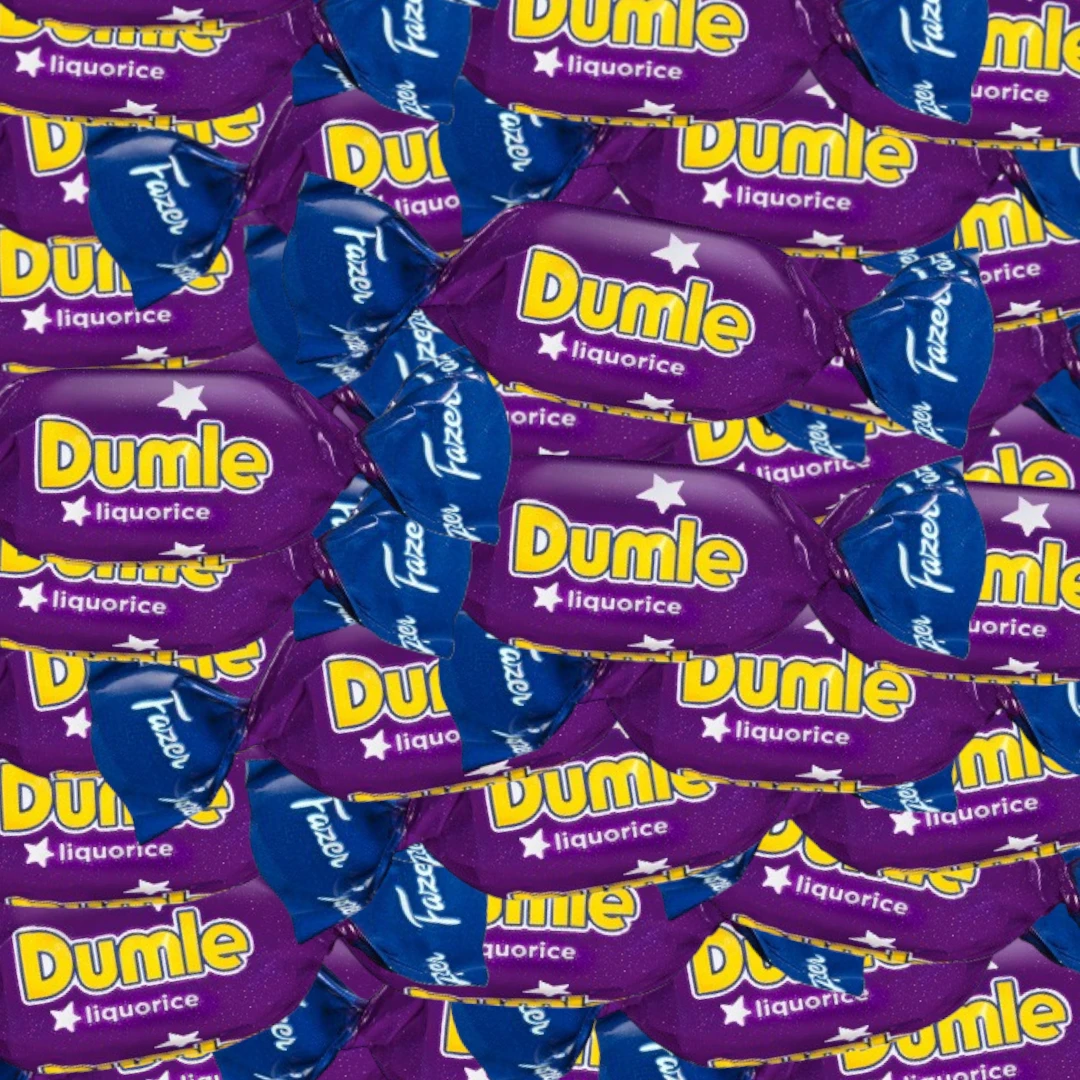 Dumle Chocolate-Coated Liquorice Toffee (Finnish) 3 Dumle Chocolate-Coated Liquorice Toffee (Finnish)