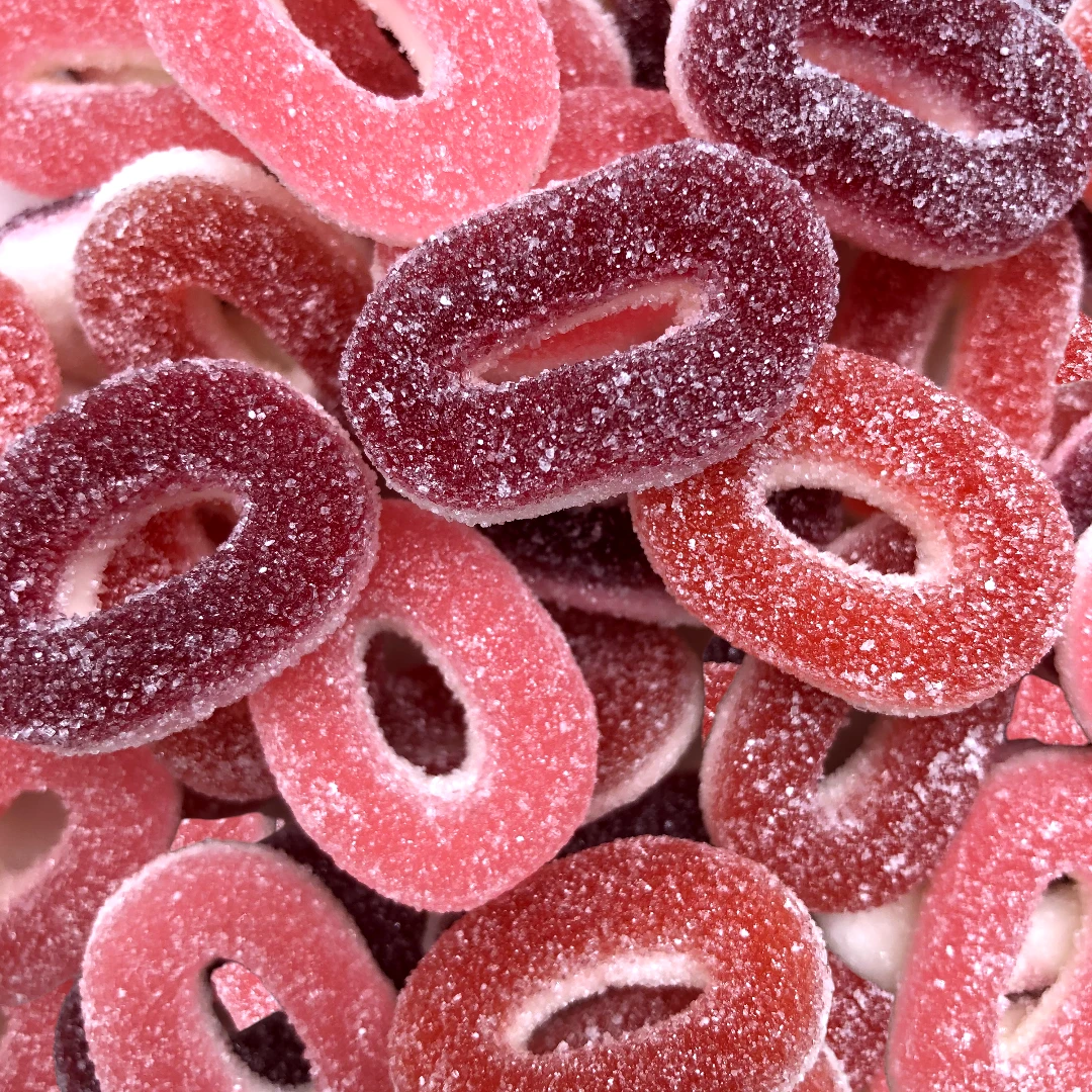 Fizzy Red Berries & Creamy Yoghurt Rings (German) 3 Fizzy Red Berries & Creamy Yoghurt Rings (German)