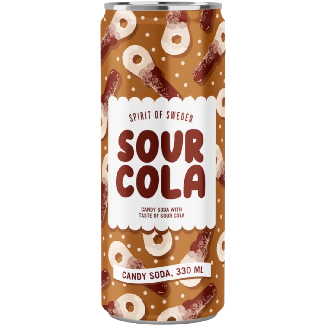 Sour Cola Candy Flavoured Soda (Swedish) - 11.2fl.oz (330ml) 3 Sour Cola Candy Flavoured Soda (Swedish) - 11.2fl.oz (330ml)