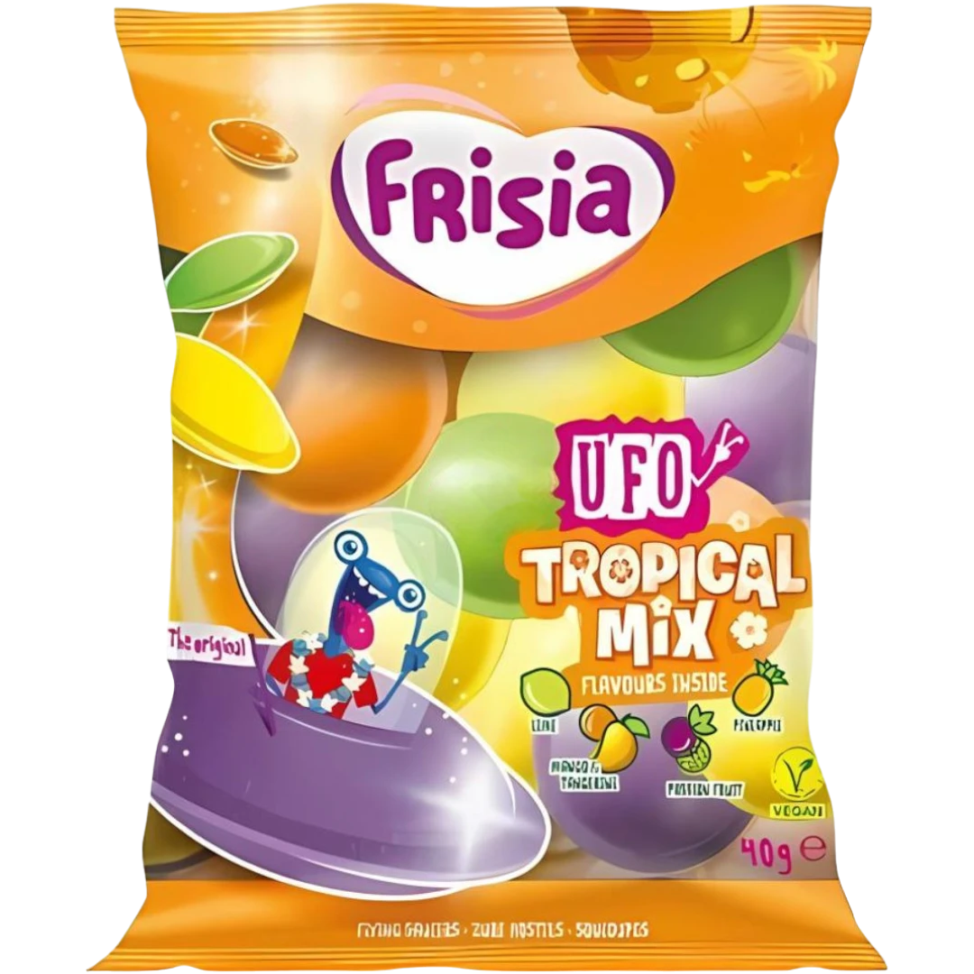 Tropical UFO Flying Saucers Peg Bag - 1.41oz (40g) 3 Tropical UFO Flying Saucers Peg Bag - 1.41oz (40g)
