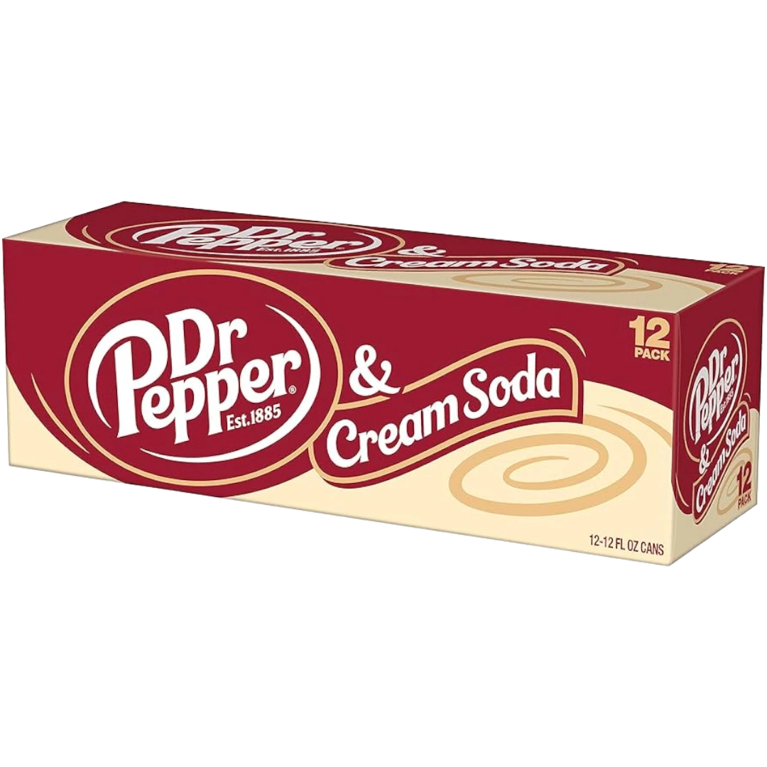 Dr Pepper & Cream Soda - 12fl.oz (355ml) 4 Dr Pepper & Cream Soda - 12fl.oz (355ml) - Image 2