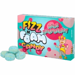 Fizz N Foam Super Fizzy Candy Blue Raspberry Flavour - 3.5oz (100g)