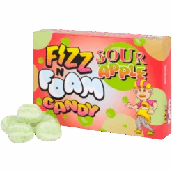 Fizz N Foam Super Fizzy Candy Sour Apple Flavour - 3.5oz (100g)