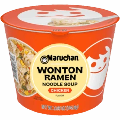 Maruchan Chicken Wonton Ramen Noodle Soup Bowl - 3.69oz (104.8g)